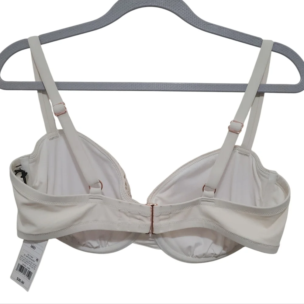 Shade & Shore Crochet Underwire Bikini Top 38D NWT - Picture 5 of 5